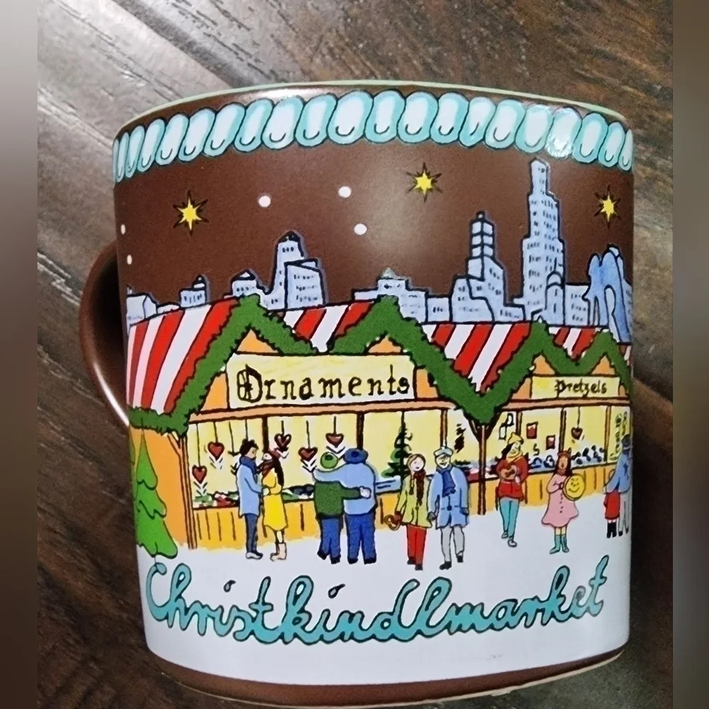 Christkindlmarket Chicago Small Heart Shaped Mug - Picture 4 of 11